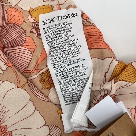 Volcom Swimsuit Size XXL Bloom Shaka Back OnePiece Skimpy Coverage Rashguard NWT - Picture 14 of 15